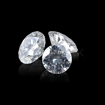 Brilliant Round Cut Moissanite Loose Stones Cabochons RGLA-F081-01E-1