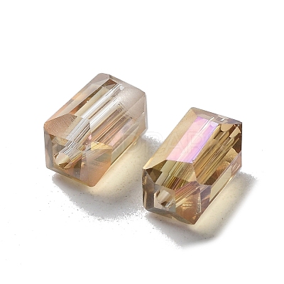Electroplate Glass Beads EGLA-J023-8x4mm-05-1