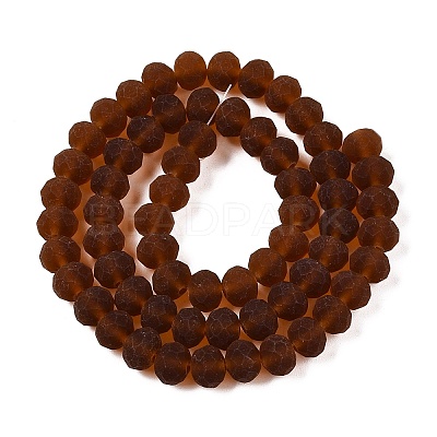 Transparent Glass Beads Strands X-EGLA-A044-T8mm-MD02-1