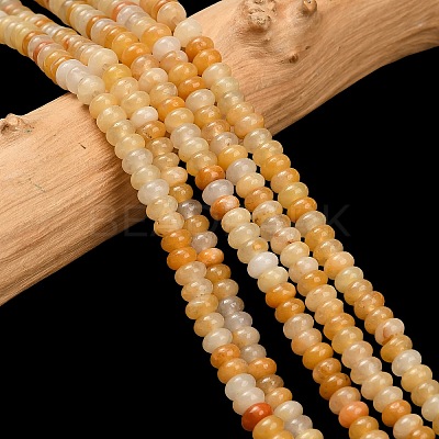 Natural Topaz Jade Beads Strands G-L635-A16-4x2mm-1
