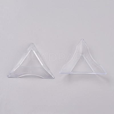 Plastic Speed Magic Cubes Base Holder Frame TOOL-WH0061-A07-1