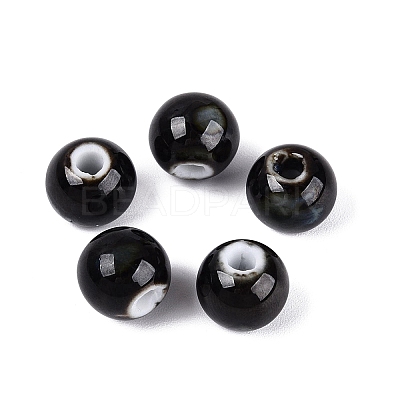 Vintage Handmade Porcelain Beads PORC-Q006-13A-01-1