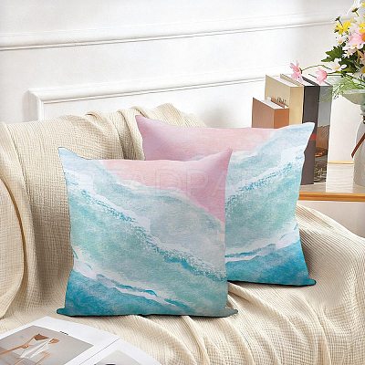 Square Polyester Pillow Case LS-AJEW-WH20080-67A-1