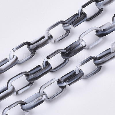 Handmade Acrylic Cable Chains SACR-N006-009E-1