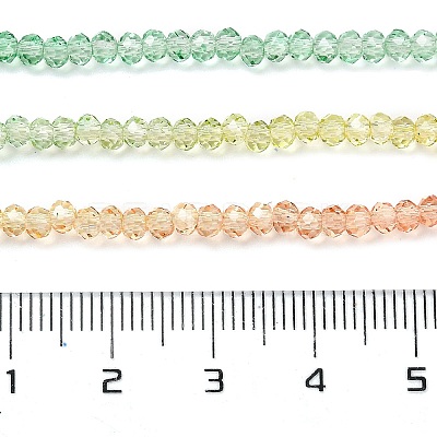 Transparent Painted Glass Beads Strands DGLA-A034-T2mm-A04-1
