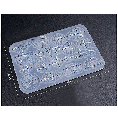 Pendant Silicone Molds X-DIY-E010-03-1