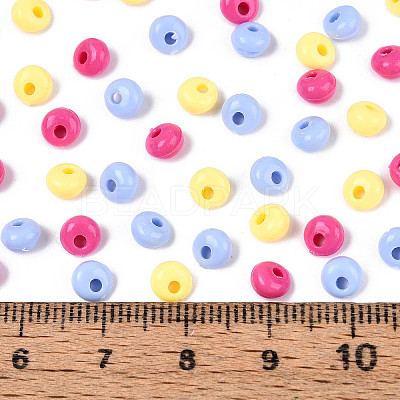 Opaque Acrylic Beads OACR-N150-05L-1