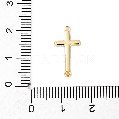 Brass Connector Charms KK-V016-24G-1