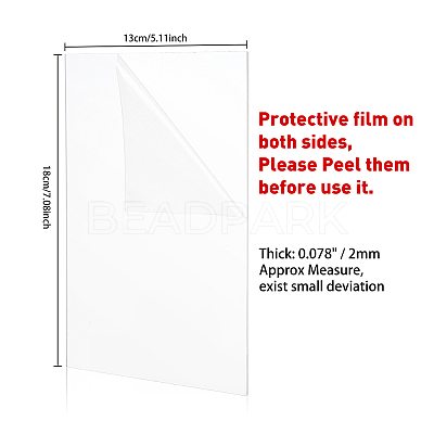 Acrylic Transparent Pressure Plate OACR-BC0001-07B-1