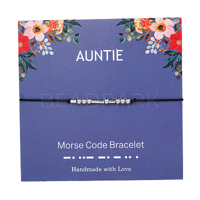 Auntie Morse Code Bracelets FS-WG6A0C8-02-1