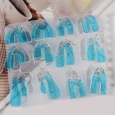 DIY Pendant Silicone Molds DIY-G091-03B-1