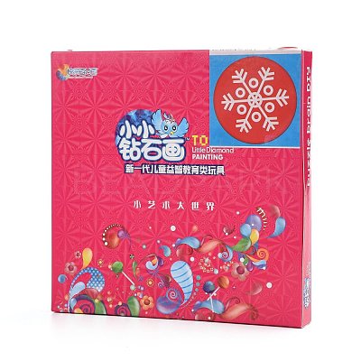 DIY Christmas Theme Diamond Painting Kits For Kids DIY-F073-01-1