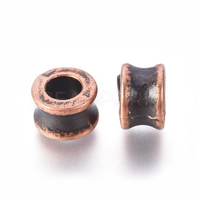Tibetan Style Alloy European Beads X-RLF9214Y-NF-1