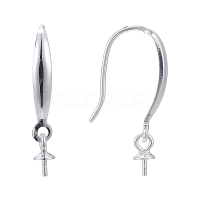 925 Sterling Silver Earring Hooks X-STER-E062-02S-1