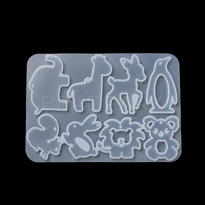 Penguin/Lion/Rabbit DIY Pendant Silhouette Silicone Molds SIL-F010-03-1