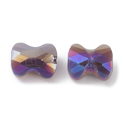Electroplate Glass Beads GLAA-D016-16C-1
