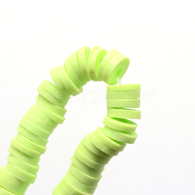 Handmade Polymer Clay Beads X-CLAY-R067-8.0mm-24-1