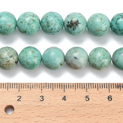 Natural Peruvian Turquoise(Jasper) Beads Strands G-L642-B08-10mm-1