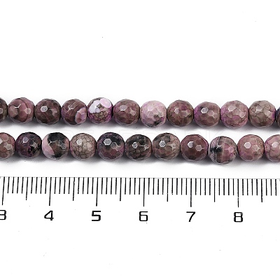 Natural Fire Crackle Agate Beads Strands G-C082-A01-35-1