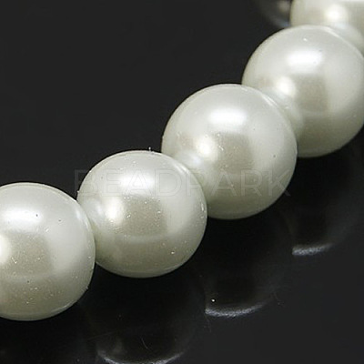 Glass Pearl Beads Strands X-HY-4D-B01-1