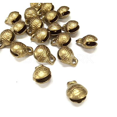 Brass Bell Pendants KKB-A003-20mm-1