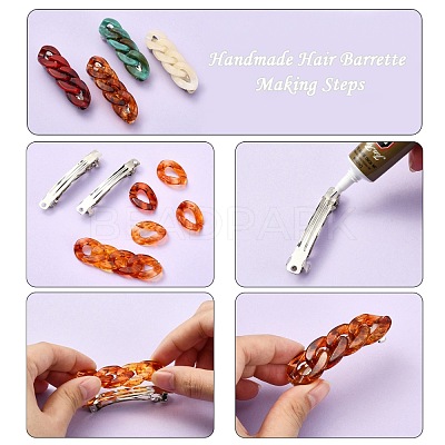 Iron Hair Barrette Findings IFIN-X0032-1