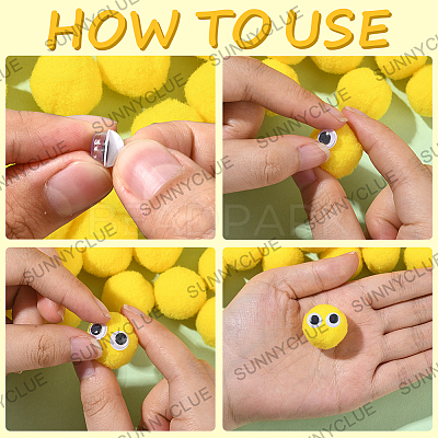 150Pcs Polyester Pom Pom Ball DIY-SC0031-33E-1