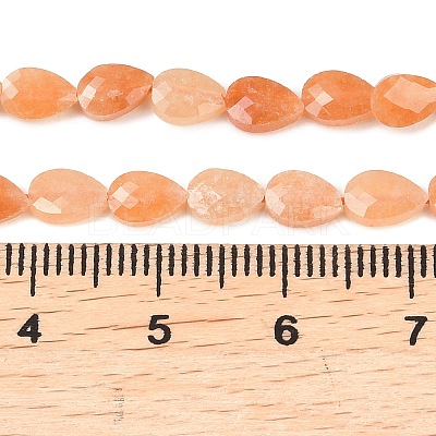 Natural Orange Aventurine Beads Strands G-A303-A02-01-1
