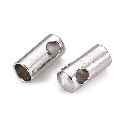 Tarnish Resistant 201 Stainless Steel Cord Ends STAS-F250-10P-M-1