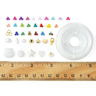 DIY Glass Beads Bracelets Mking Kits DIY-FS0006-54B-1