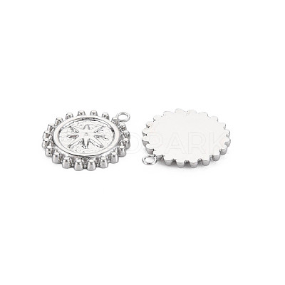 Non-Tarnish 304 Stainless Steel Pendants STAS-N097-180P-1