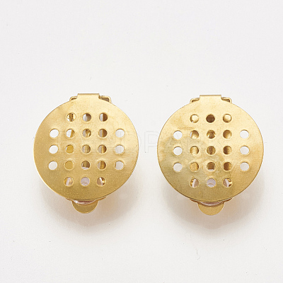 304 Stainless Steel Clip-on Earring Findings X-STAS-S104-01B-1