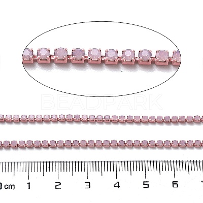 Iron Rhinestone Glass Cup Chain CH-U001-01D-1