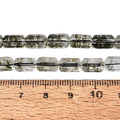 Crackle Transparent Glass Beads Strands GLAA-N068-05A-02-1