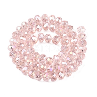 Electroplate Glass Beads Strands X-EGLA-A044-T8mm-B22-1