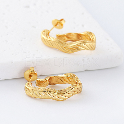 304 Stainless Steel Stud Earrings for Women OC3573-1