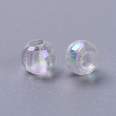 Eco-Friendly Transparent Acrylic Beads PL730-2-1