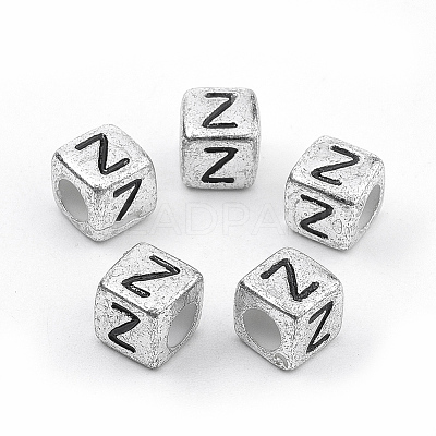 Plated Acrylic Beads PB43C9308-Z-1