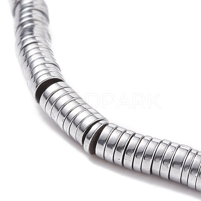 Electroplated Non-magnetic Synthetic Hematite Beads Strands G-G826-09P-4mm-A-1