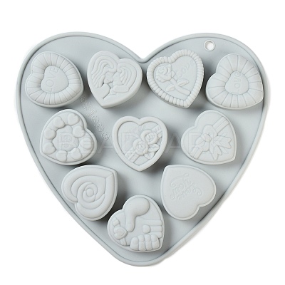 Heart Food Grade Silicone Molds DIY-A051-02D-1