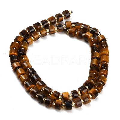 Natural Tiger Eye Beads Strands GG-CBA5B6F-E01-01-1