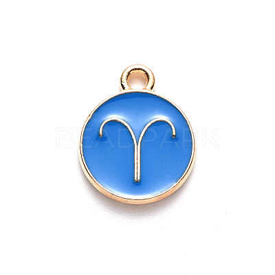 Alloy Enamel Pendants LS-ENAM-S124-01B-02A-1