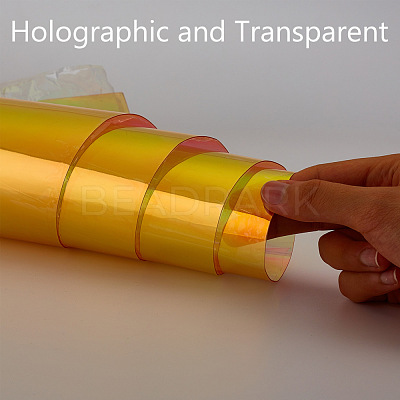 Transparent PVC Vinyl Sheets DIY-WH0163-09B-04-1