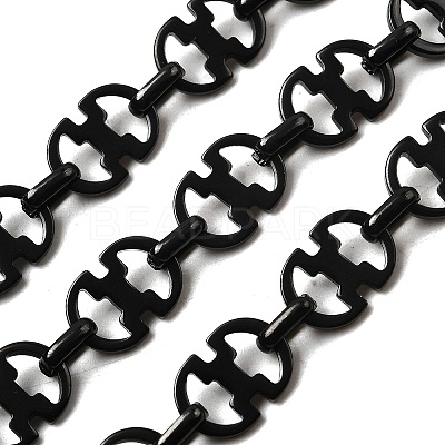 304 Stainless Steel Oval Link Chains CHS-S012-24B-1