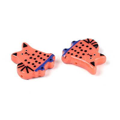 Printed Opaque Resin Beads RESI-N043-12C-1