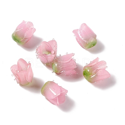 Tulip Opaque Acrylic Beads SACR-G022-01A-1