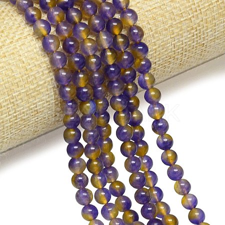 Natural Malaysia Jade Beads Strands G-B165-C04-6mm-1