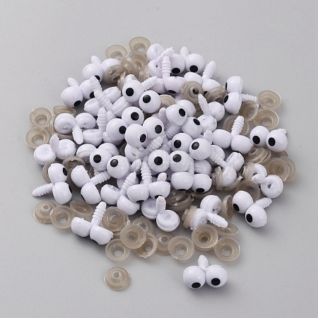 Plastic Doll Eyes DIY-WH0028-41B-1