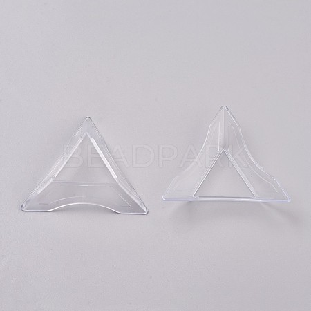 Plastic Speed Magic Cubes Base Holder Frame TOOL-WH0061-A07-1