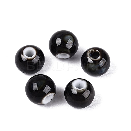 Vintage Handmade Porcelain Beads PORC-Q006-13A-01-1